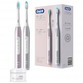 Oral-B 610902 Elektromos fogkefe Ultrahangos fogkefe Platina, Rózsa