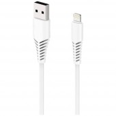 2GO USB kábel Apple Lightning dugó, USB-A dugó 1 m Fehér 797288