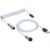 Akyga USB kábel USB 2.0 USB-C® dugó, USB-A dugó 3.00 m Fehér AK-USB-48