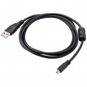 Akyga USB kábel USB-A dugó, UC-E6 1.5 m Fekete AK-USB-20