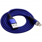 Akyga USB kábel USB-A dugó, USB mikro B dugó 1.0 m Kék AK-USB-47