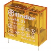 Finder 40.31.8.110.0001 Nyák relé 110 V/AC 10 A 1 váltó 1 db