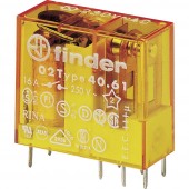 Finder 40.61.8.110.4300 Nyák relé 110 V/AC 16 A 1 záró 1 db