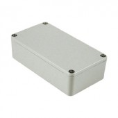 Hammond Electronics alu műszerház, IP54, 111,5x59,5x31 mm, világosszürke, 1590BLG