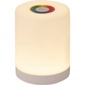 Eurolite AKKU Table Light RGB 41700320 Akkus asztali lámpa Melegfehér, RGB Fehér (diffúz)