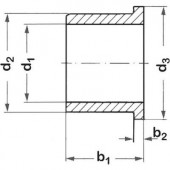 Reely Belső Ø: 4 mm Külső Ø: 8 mm Szélesség: 4.5 mm 1 db