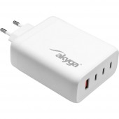 Akyga AK-CH-24 USB-s töltőkészülék 140 W Kimeneti áram (max.) 5 A USB-C®, USB-A