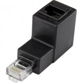 CAT5e RJ45-Adapter 90°ban lefelé hajlítva, Renkforce