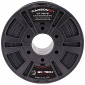 3D Xtech PTG3030750BK0 CarbonX™ CF 3D nyomtatószál PETG Compound vegyileg ellenálló 2.85 mm 750 g Fekete 1 db