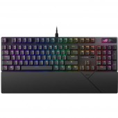 Asus ROG STRIX SCOPE II USB Gamer egér német, QWERTZ Fekete Világít, Csuklótámasz