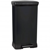 Curver Deco bin metalics 246364 Szemeteskuka 50 l (Sz x Ma x Mé) 390 x 720 x 290 mm Fekete 1 db